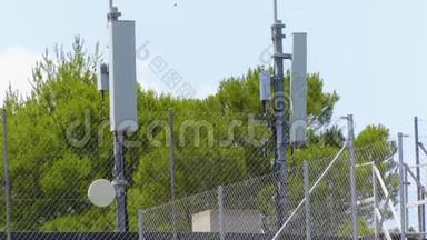 围栏后柱的雷达技术